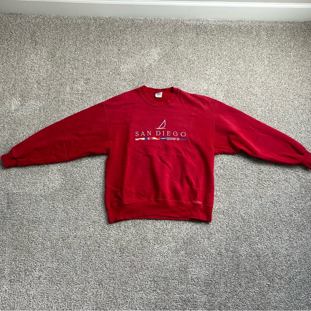 Red Crazy Shirts “San Diego” Long-Sleeve Sweater